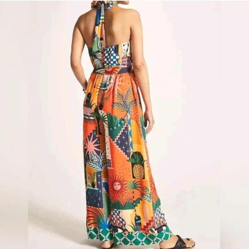 FARM Rio Colorful Landscape Jumpsuit - Picture 4 of 5